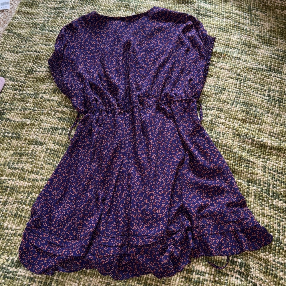 Free People Lost In You flowy floral print mini dress, size XS - Picture 8 of 9